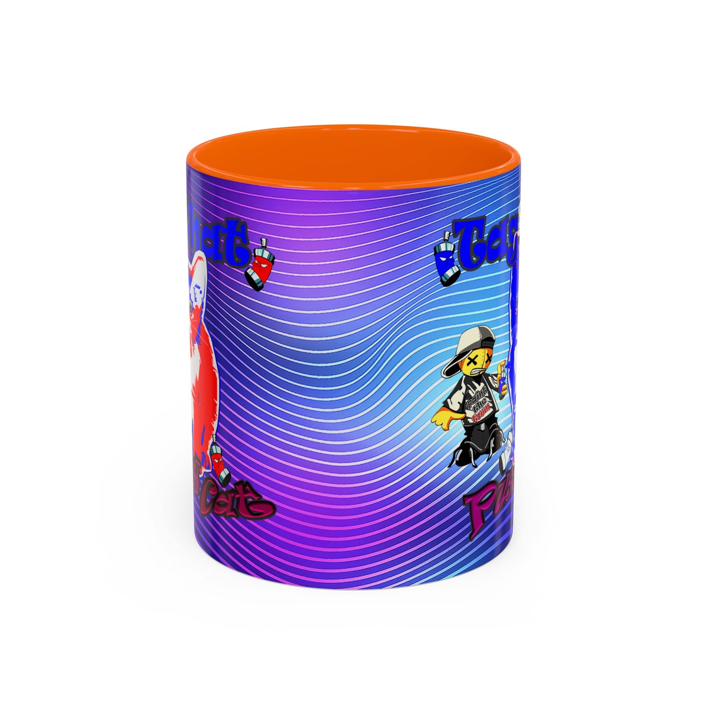 tag that - Accent Mug (purple wave)