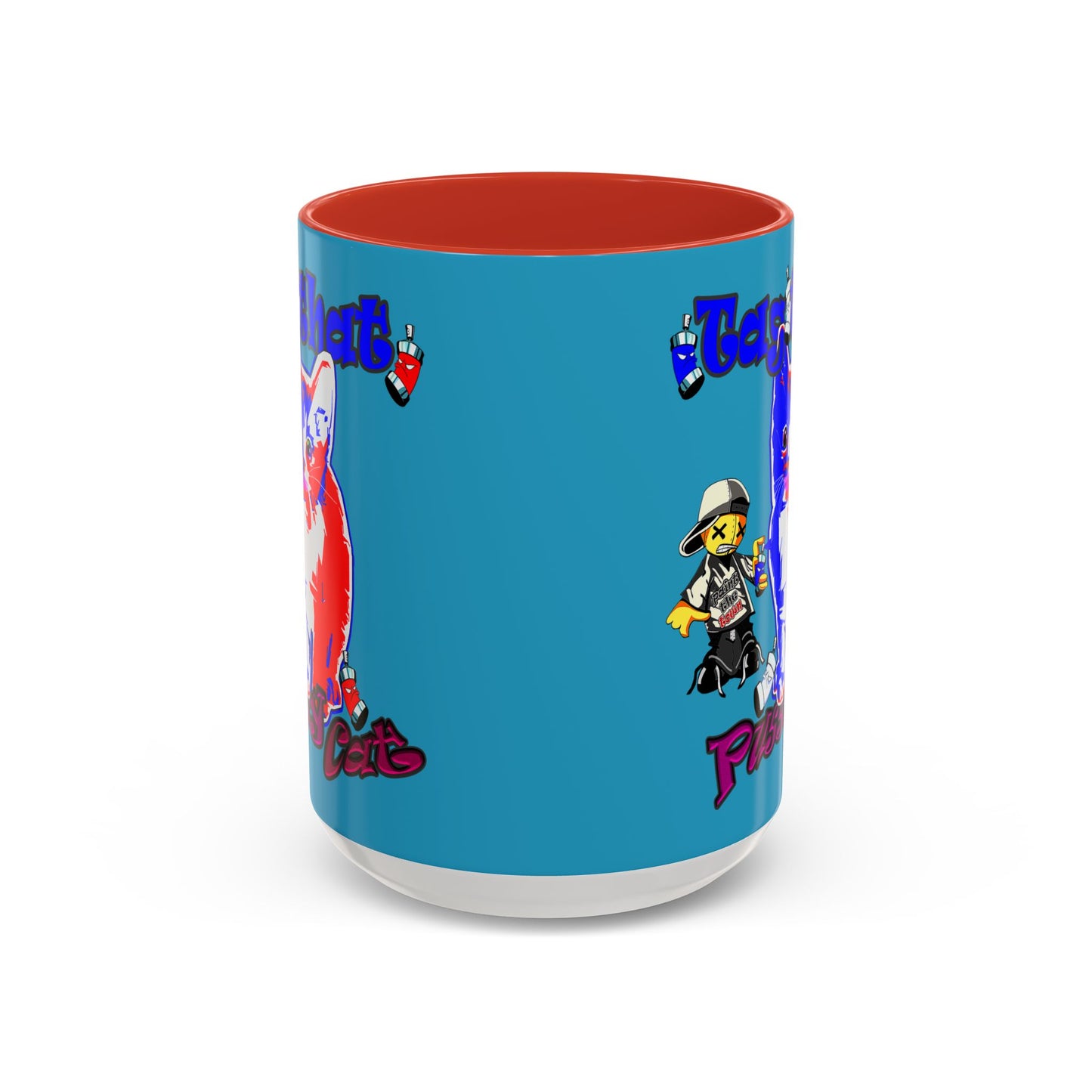 tag that - Accent Mug (turquoise)