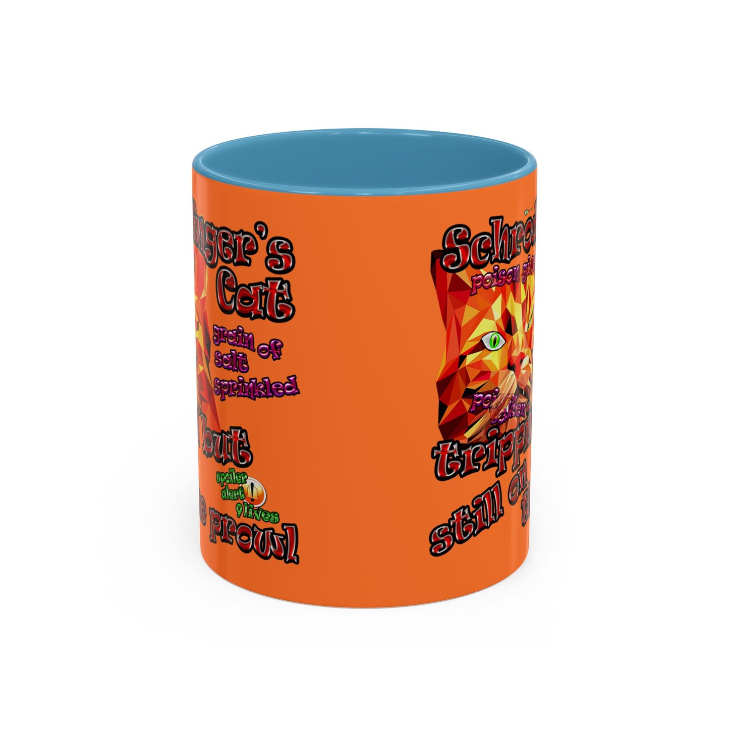 schrodinger's cat - Accent Mug (crusta)
