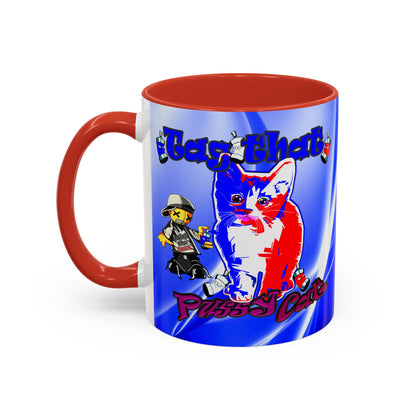 tag that - Accent Mug (blue-white wave)