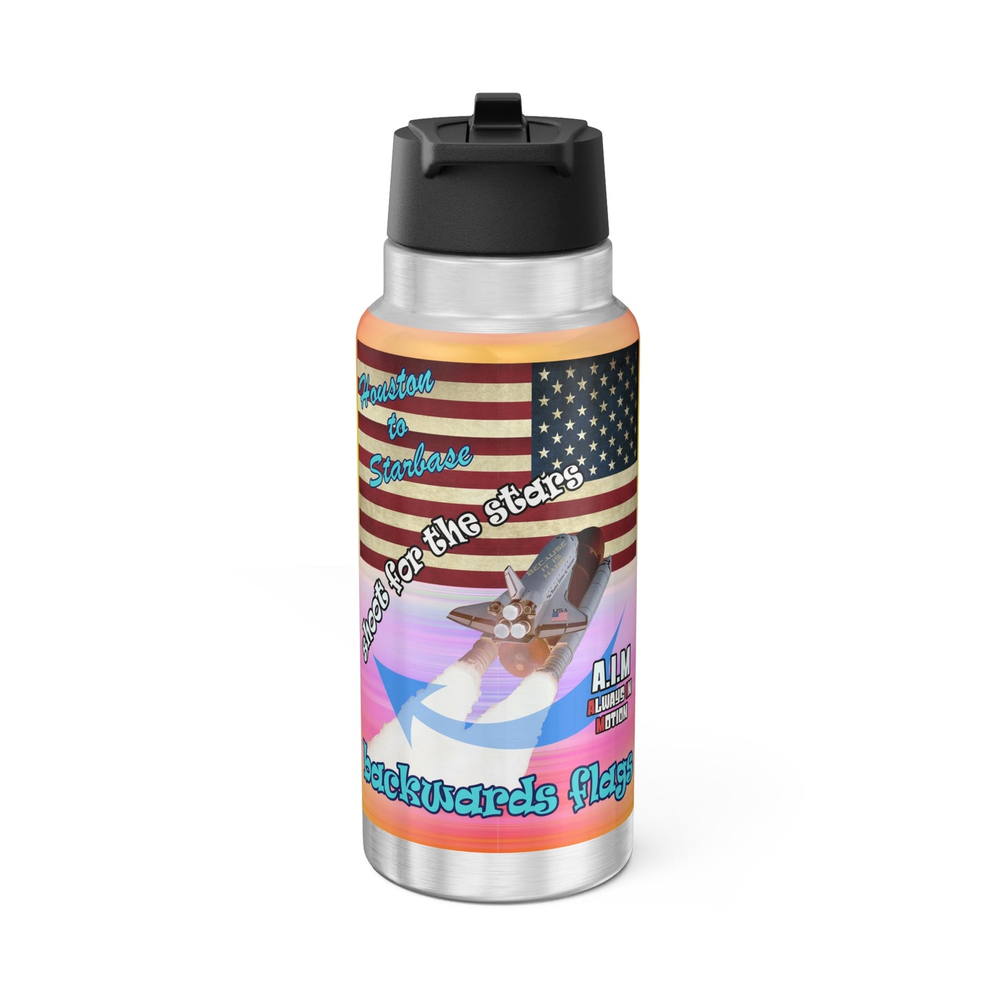 shoot for the stars - Gator Tumbler, 32oz (color blur)