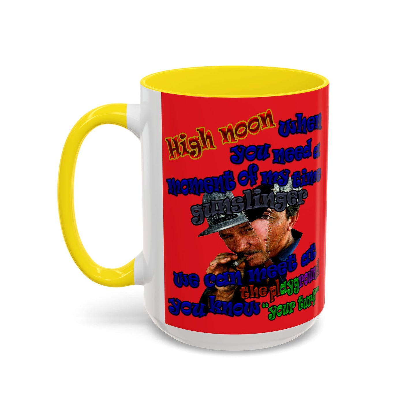 high noon - Accent Mug (red)