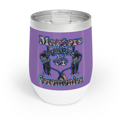 em cee squared - Chill Wine Tumbler (light purple)