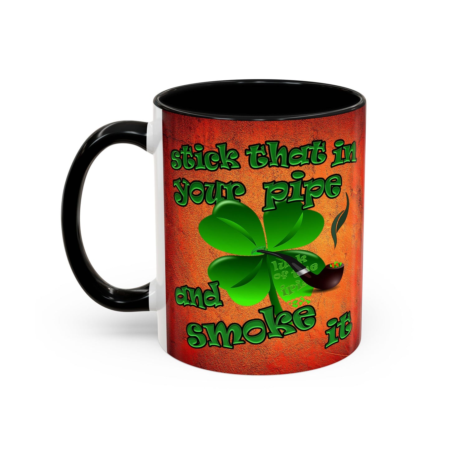 celtics logo - Accent Mug (burnt orange)