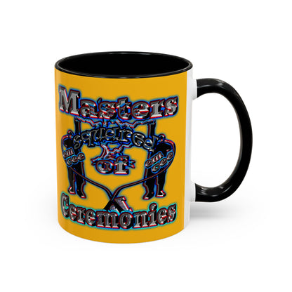 em cee squared - Accent Mug (yellow)