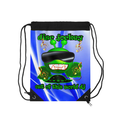 disc jockey - Drawstring Bag (blue-white wave)