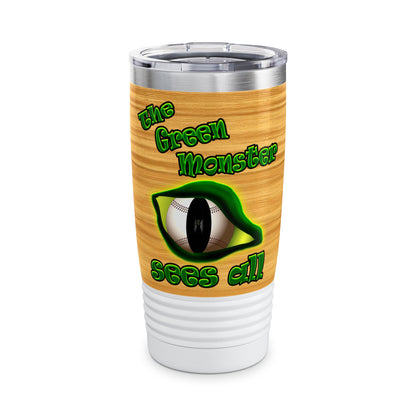green monster - Ringneck Tumbler, 20oz (butterscotch wood finish)