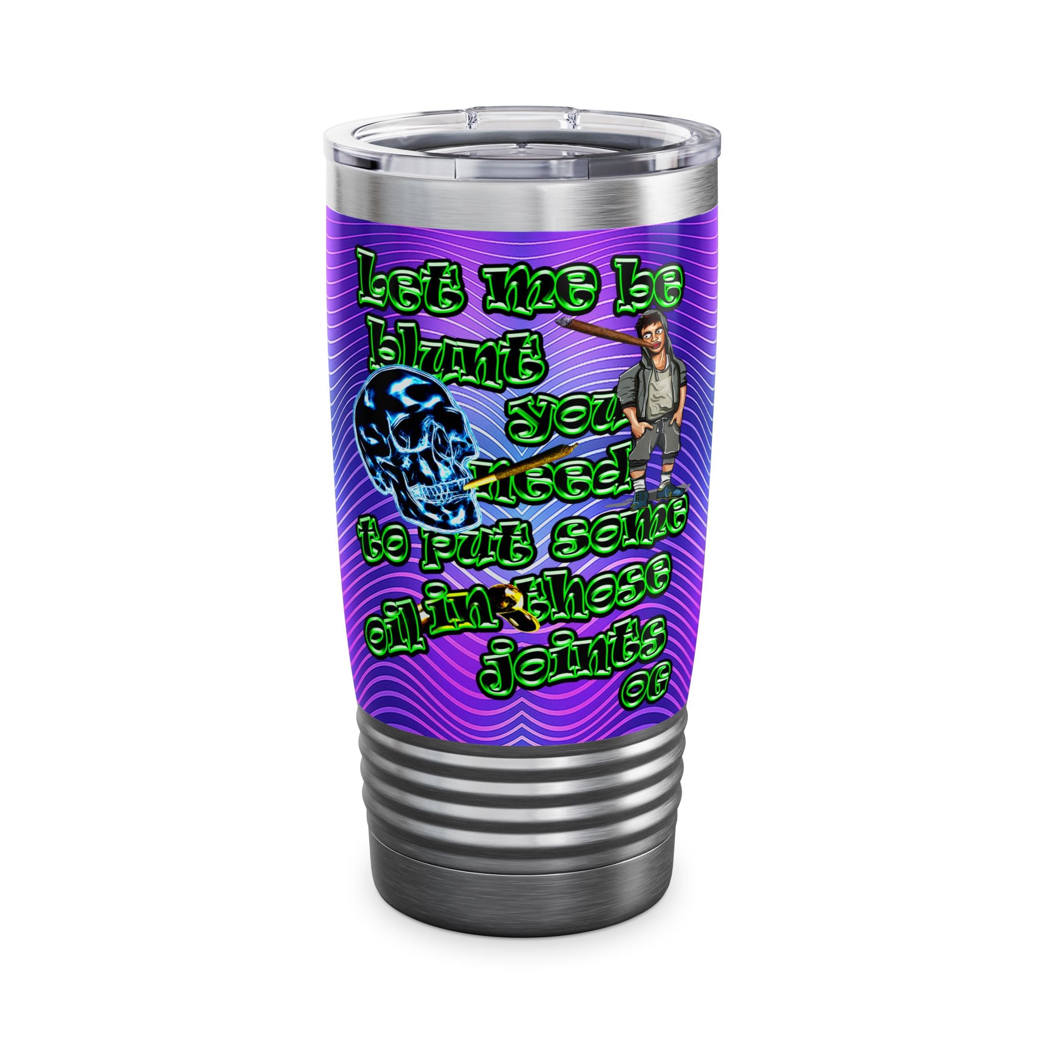 og - Ringneck Tumbler, 20oz (purple wave)