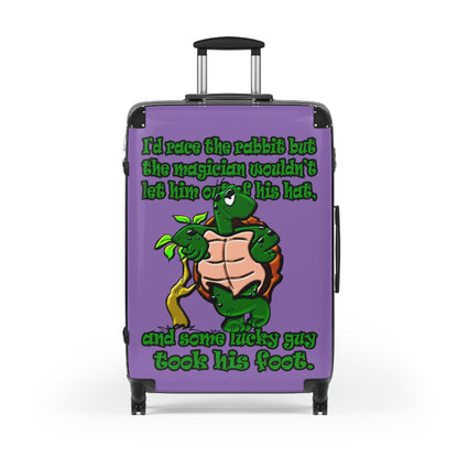 turtle race - Suitcase (light purple)