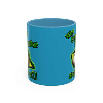 green monster - Accent Mug (turquoise)