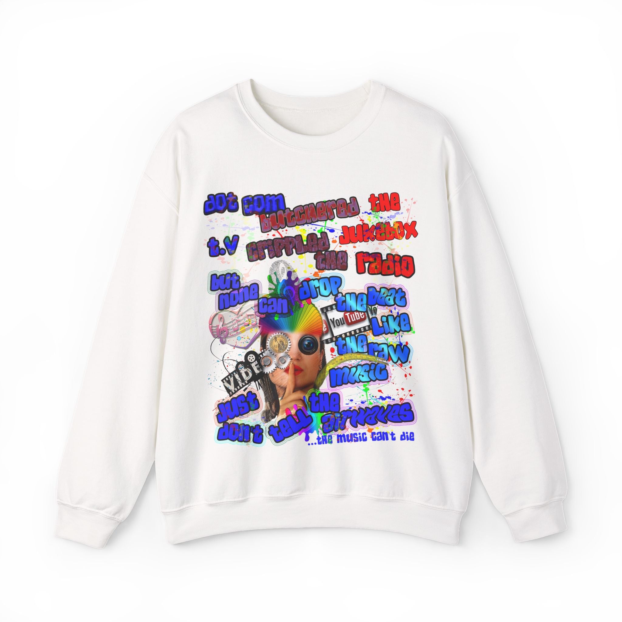 drop the beat - Unisex Heavy Blend™ Crewneck Sweatshirt
