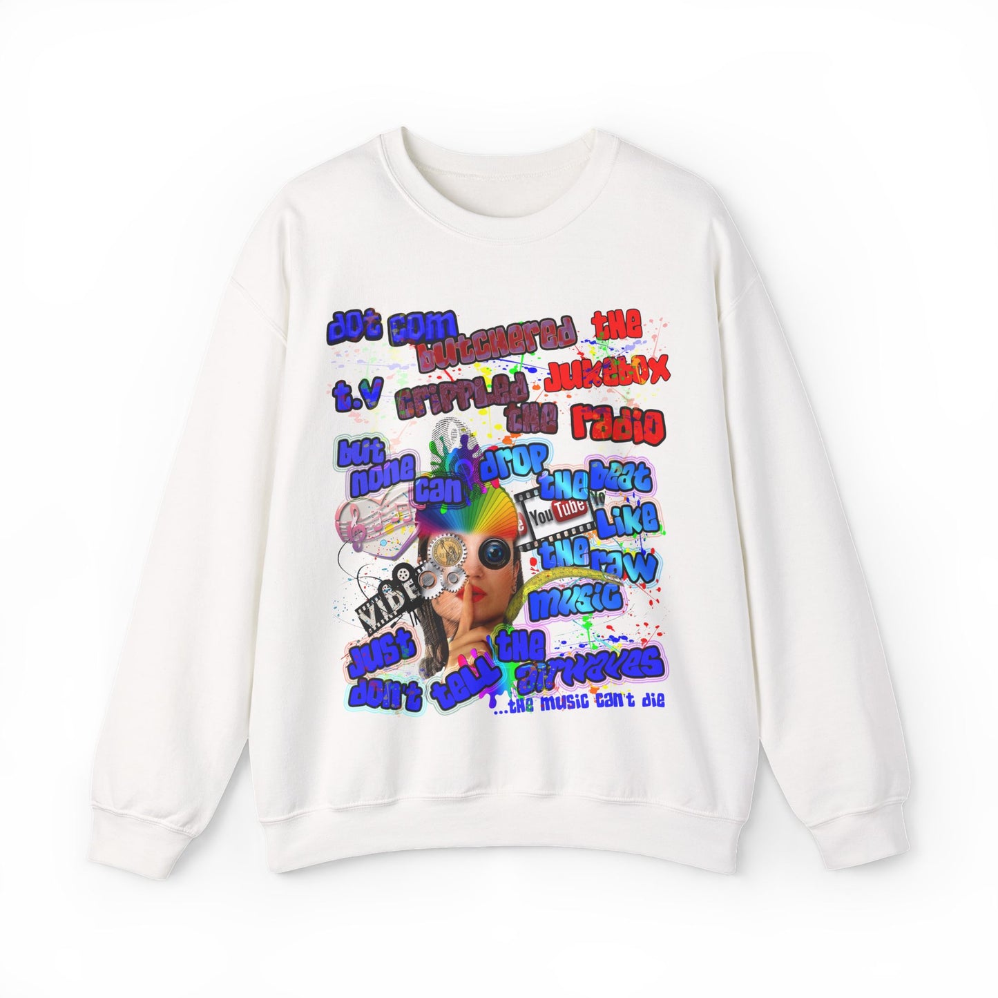 drop the beat - Unisex Heavy Blend™ Crewneck Sweatshirt
