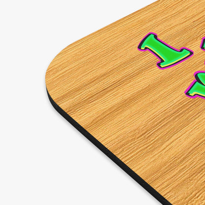 noticed you noticing - Mouse Pad (Rectangle) (butterscotch wood finish)