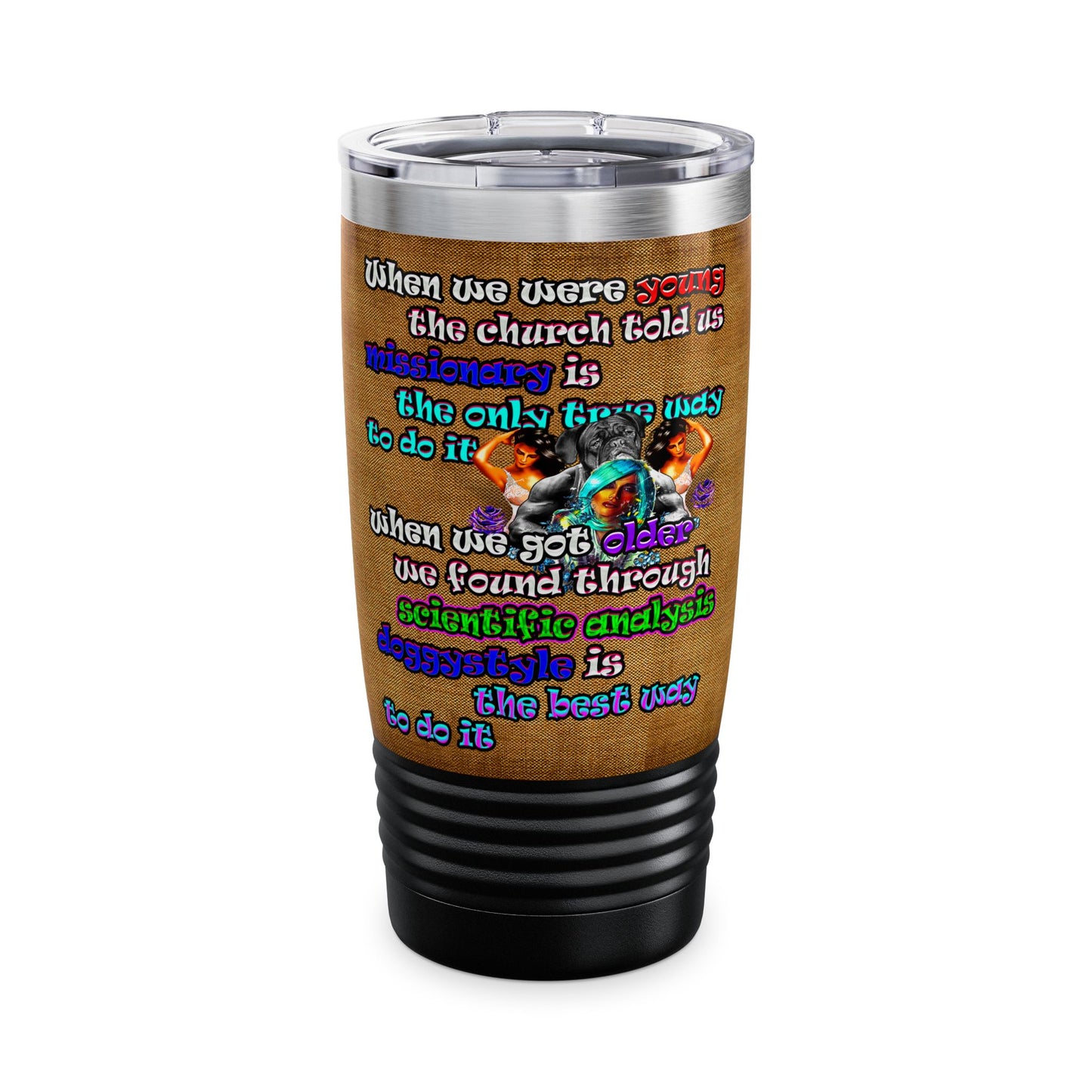 doggystyle - Ringneck Tumbler, 20oz (brown papyrus)