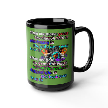 doggystyle - Black Mug (green)