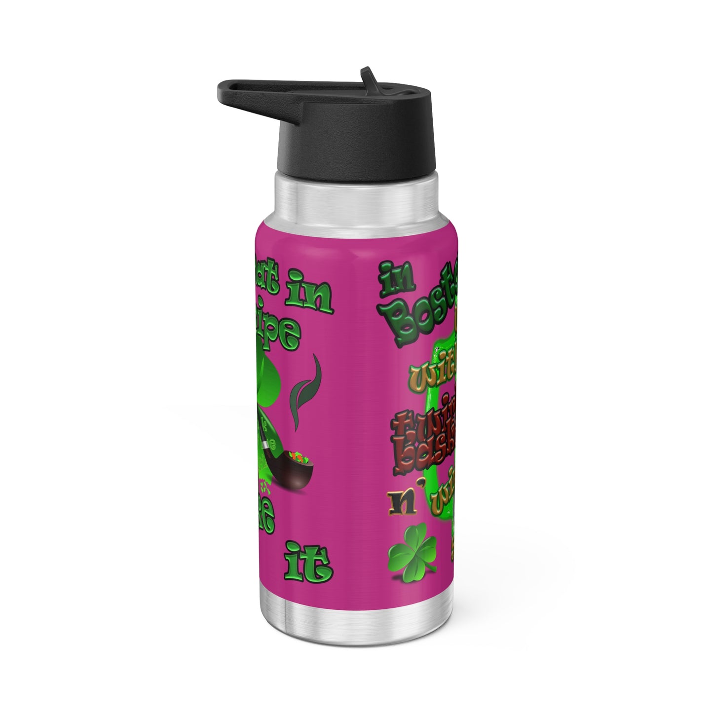 celtics logo - Gator Tumbler, 32oz (pink)