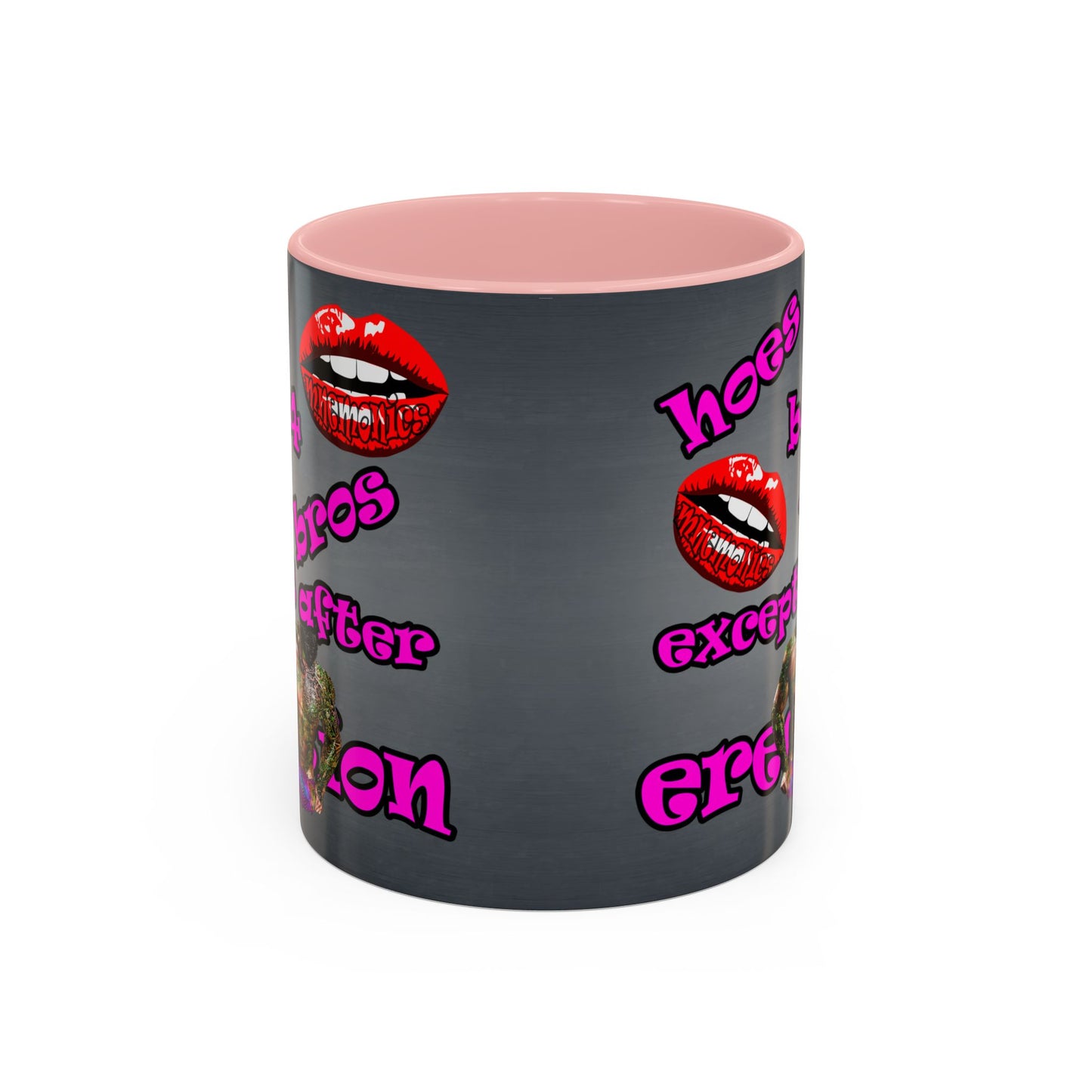 hoes b4 bros - Accent Mug (grey-light grey)