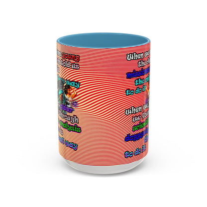doggystyle - Accent Mug (yellow-orange wave)