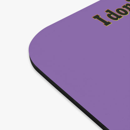 I don't care that your grey - Mouse Pad (Rectangle) (light purple)