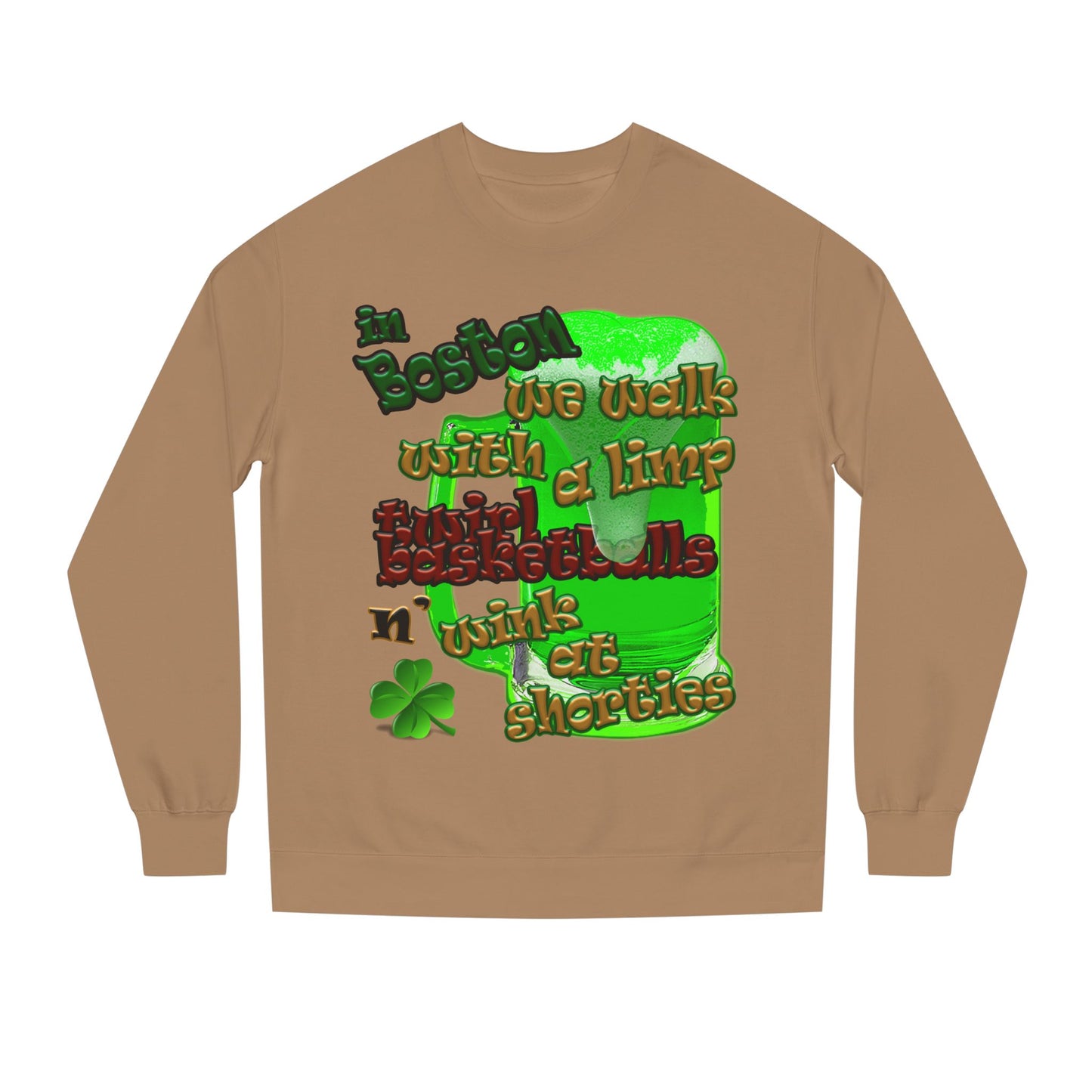 celtics logo - Unisex Crew Neck Sweatshirt