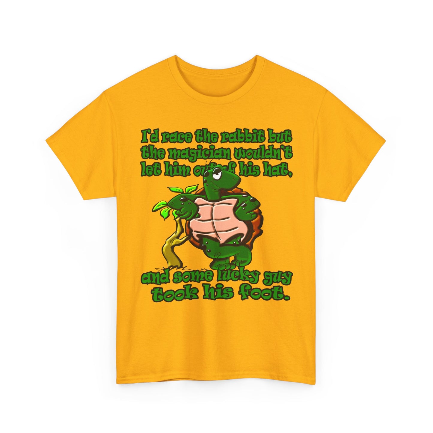 turtle race - Unisex Heavy Cotton Tee