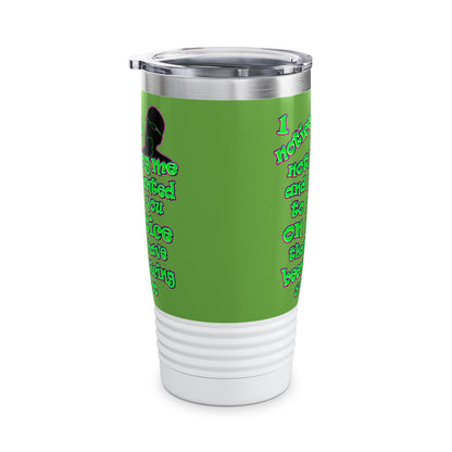 noticed you noticing - Ringneck Tumbler, 20oz (green)
