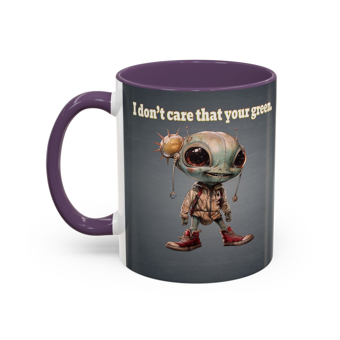 I don't care that your grey - Accent Mug (grey-light grey)