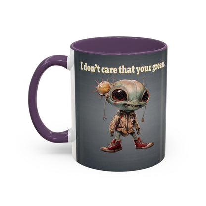 I don't care that your grey - Accent Mug (grey-light grey)