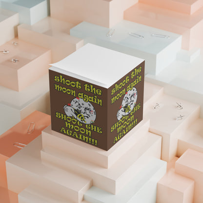 shoot the moon again - note cube (brown)