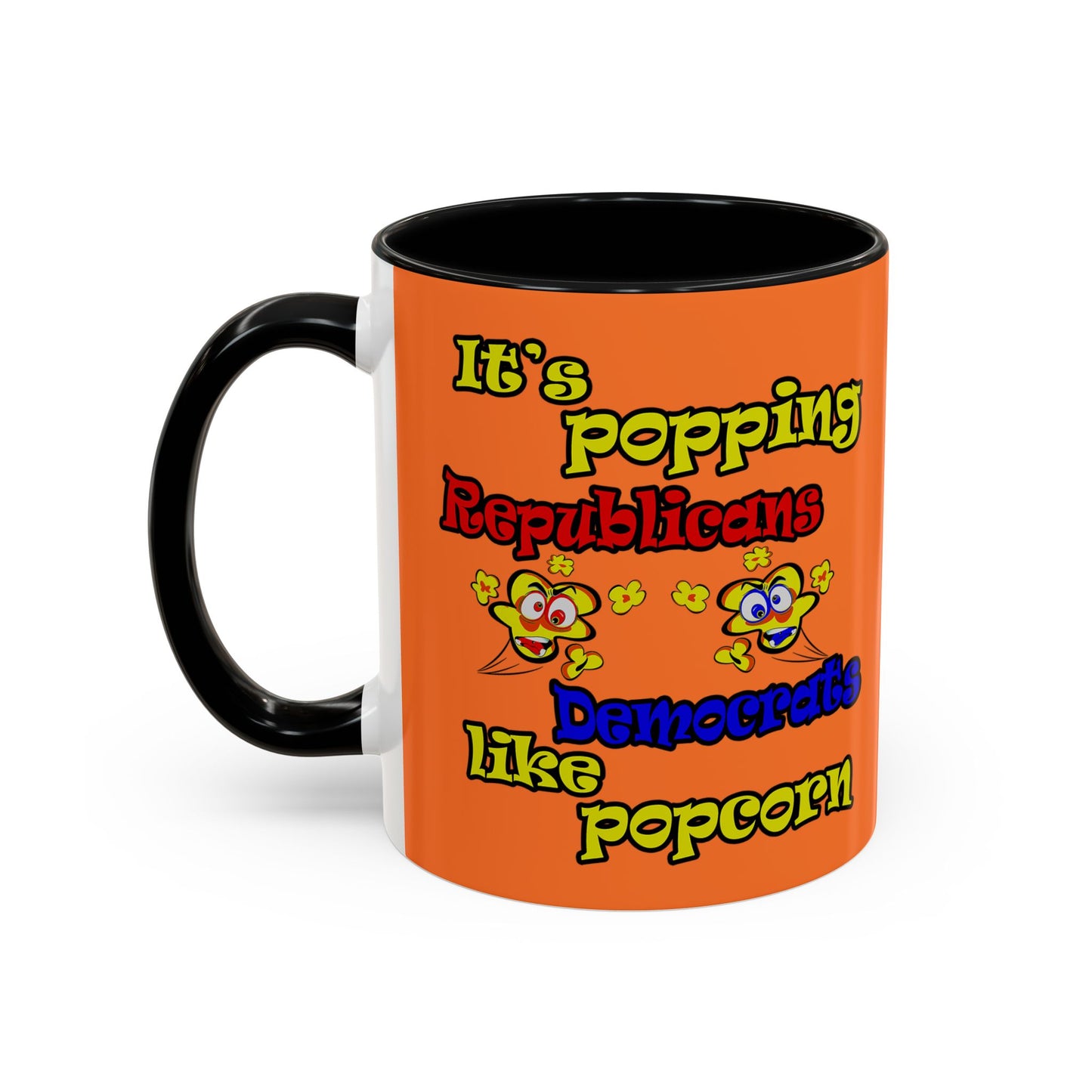 popping like popcorn - Accent Mug (crusta)