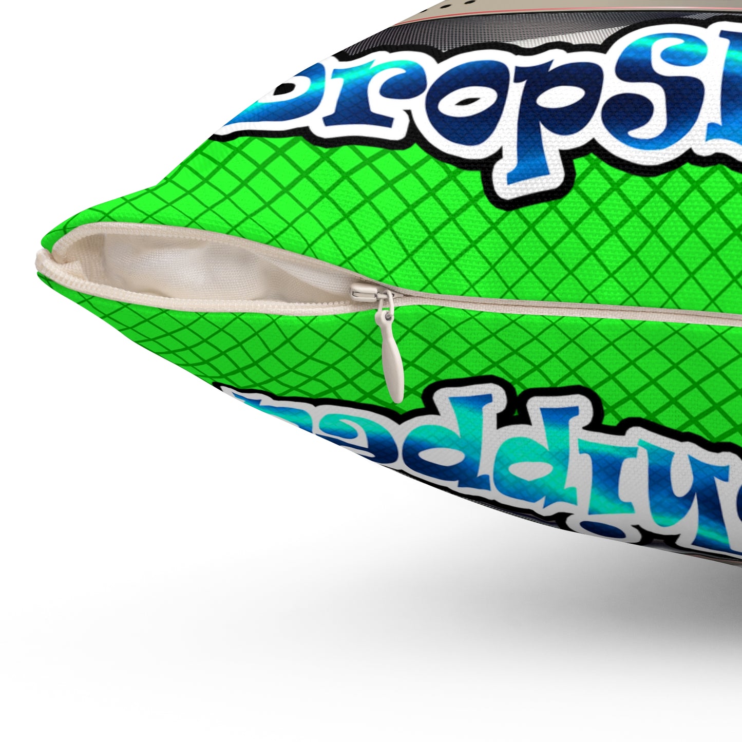 logo - Spun Polyester Square Pillow - (logo green)