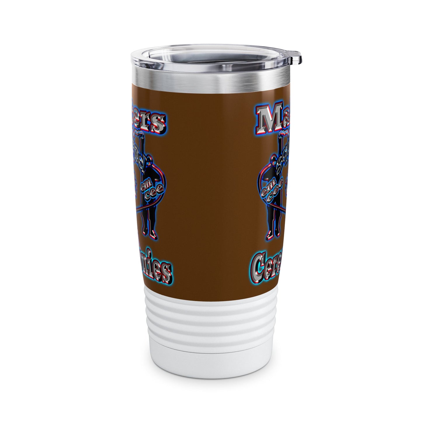 em cee squared - Ringneck Tumbler, 20oz (brown)
