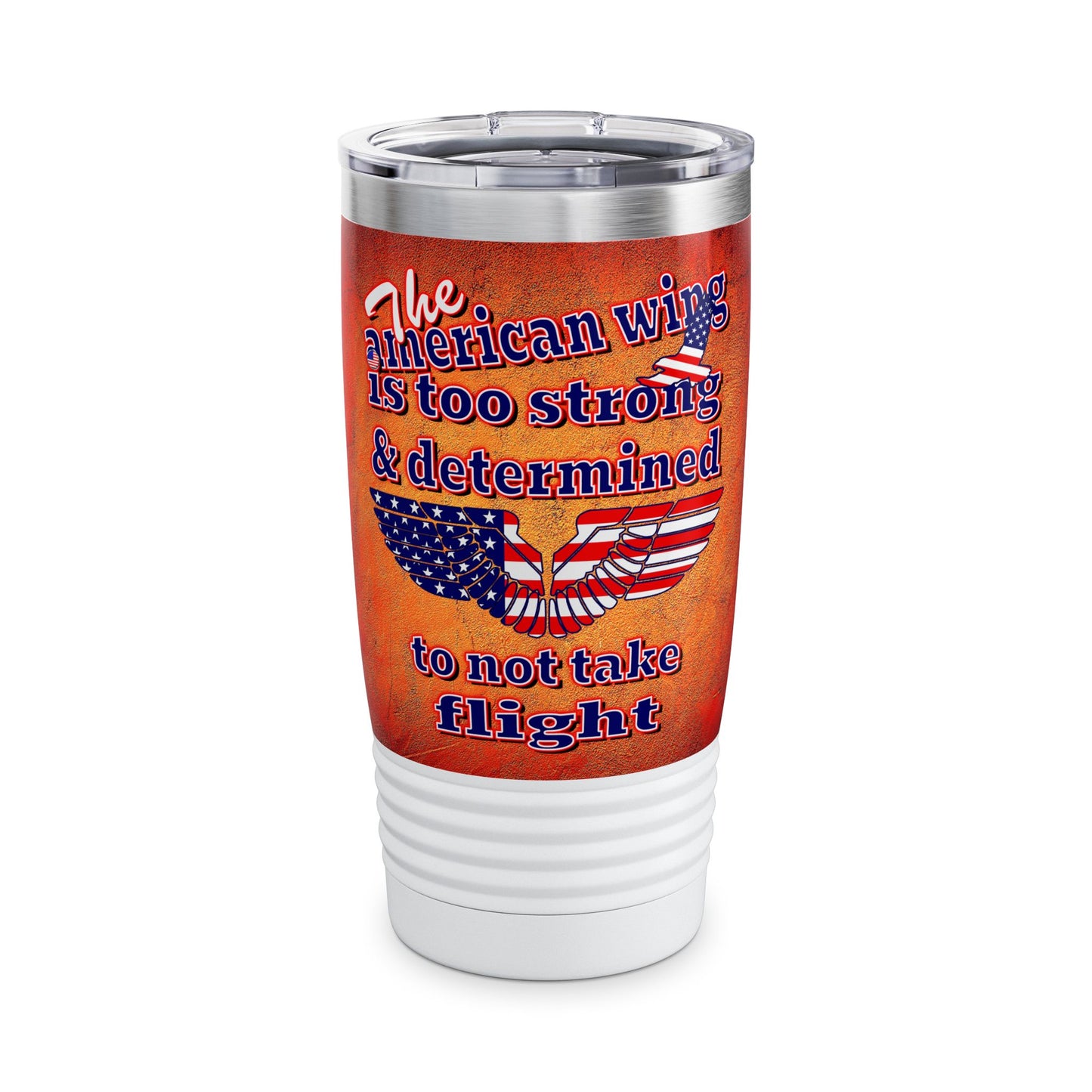 american wing - Ringneck Tumbler, 20oz (burnt orange)