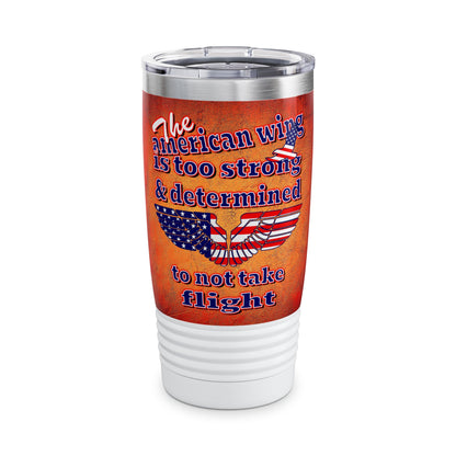 american wing - Ringneck Tumbler, 20oz (burnt orange)