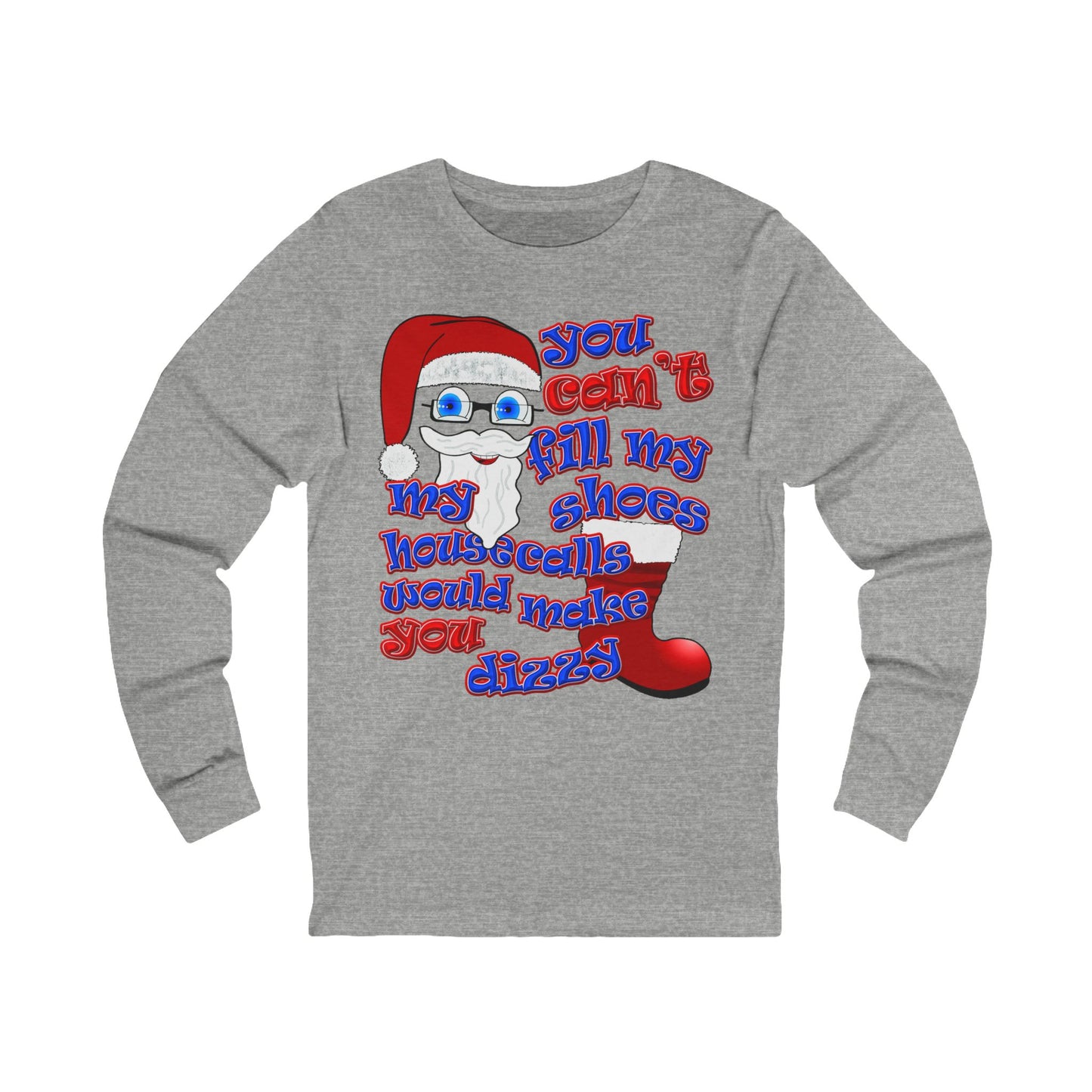 santa's shoes - Unisex Jersey Long Sleeve Tee