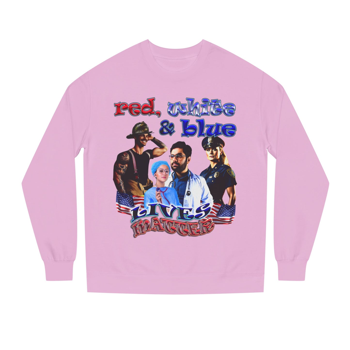 rw&b lives matter - Unisex Crew Neck Sweatshirt