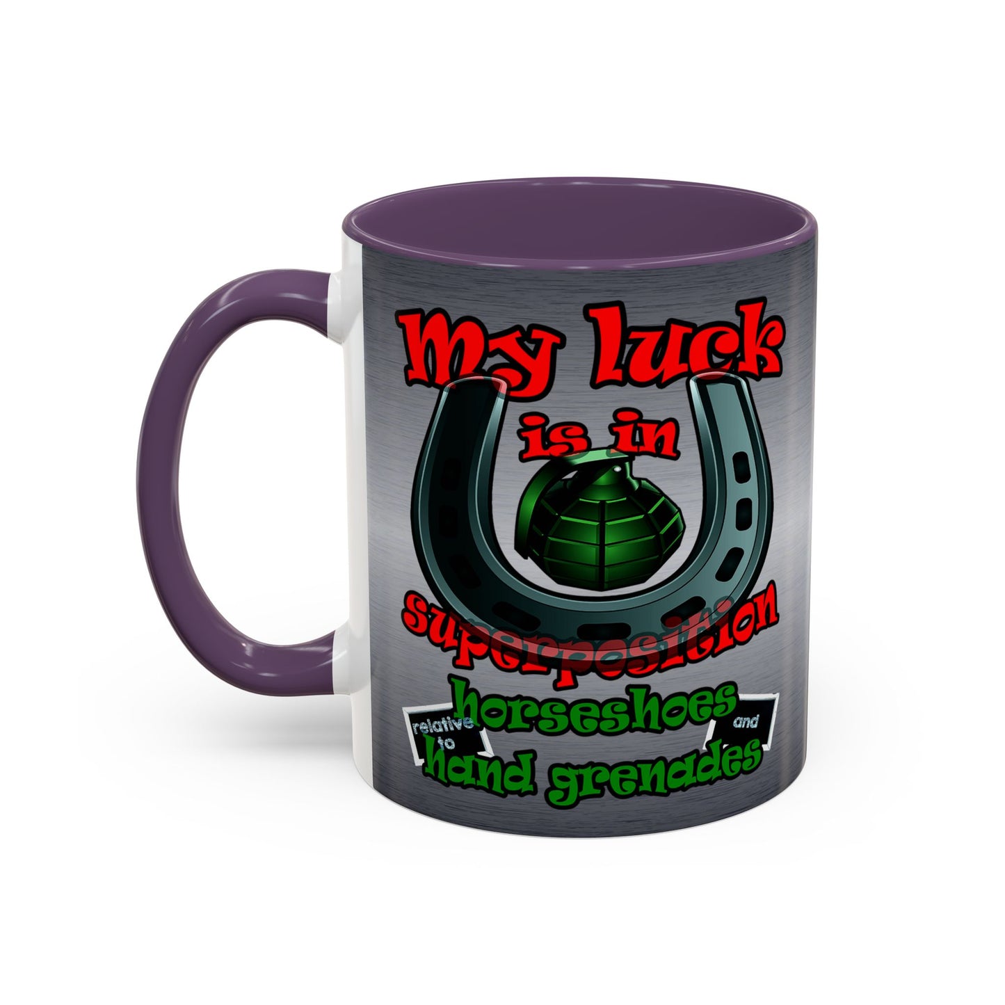 my luck - Accent Mug (brushed nickel)