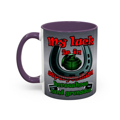 my luck - Accent Mug (brushed nickel)