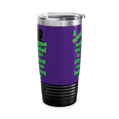 noticed you noticing - Ringneck Tumbler, 20oz (purple)