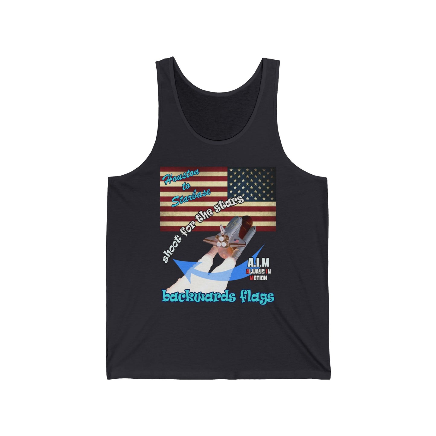 shoot for the stars - Unisex Jersey Tank