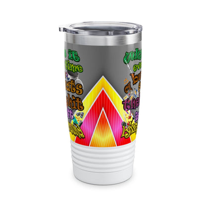 the bum's shit - Ringneck Tumbler, 20oz (rainbow split)