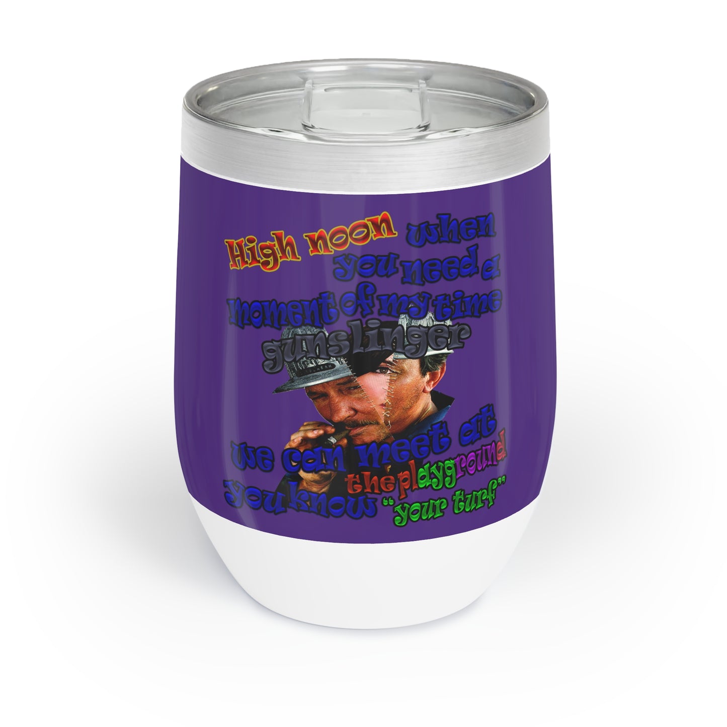 high noon - Chill Wine Tumbler (purple)
