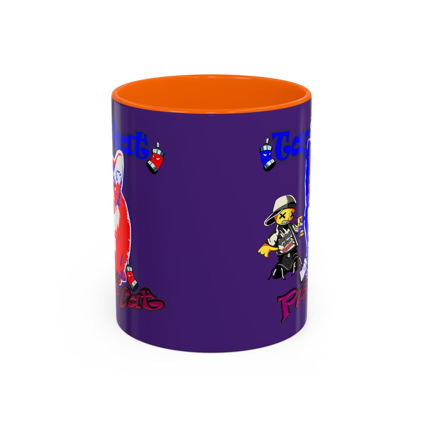 tag that - Accent Mug (purple)