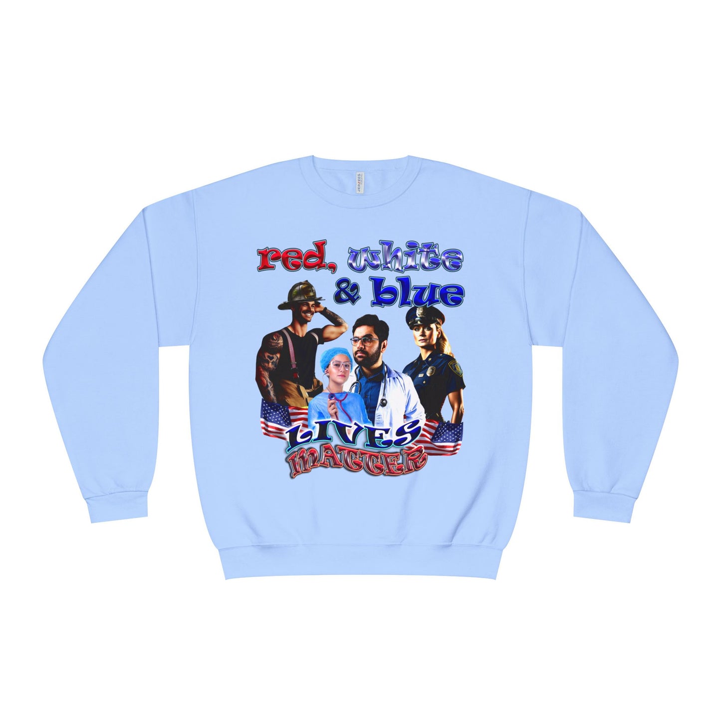 rw&b lives matter - Unisex NuBlend® Crewneck Sweatshirt