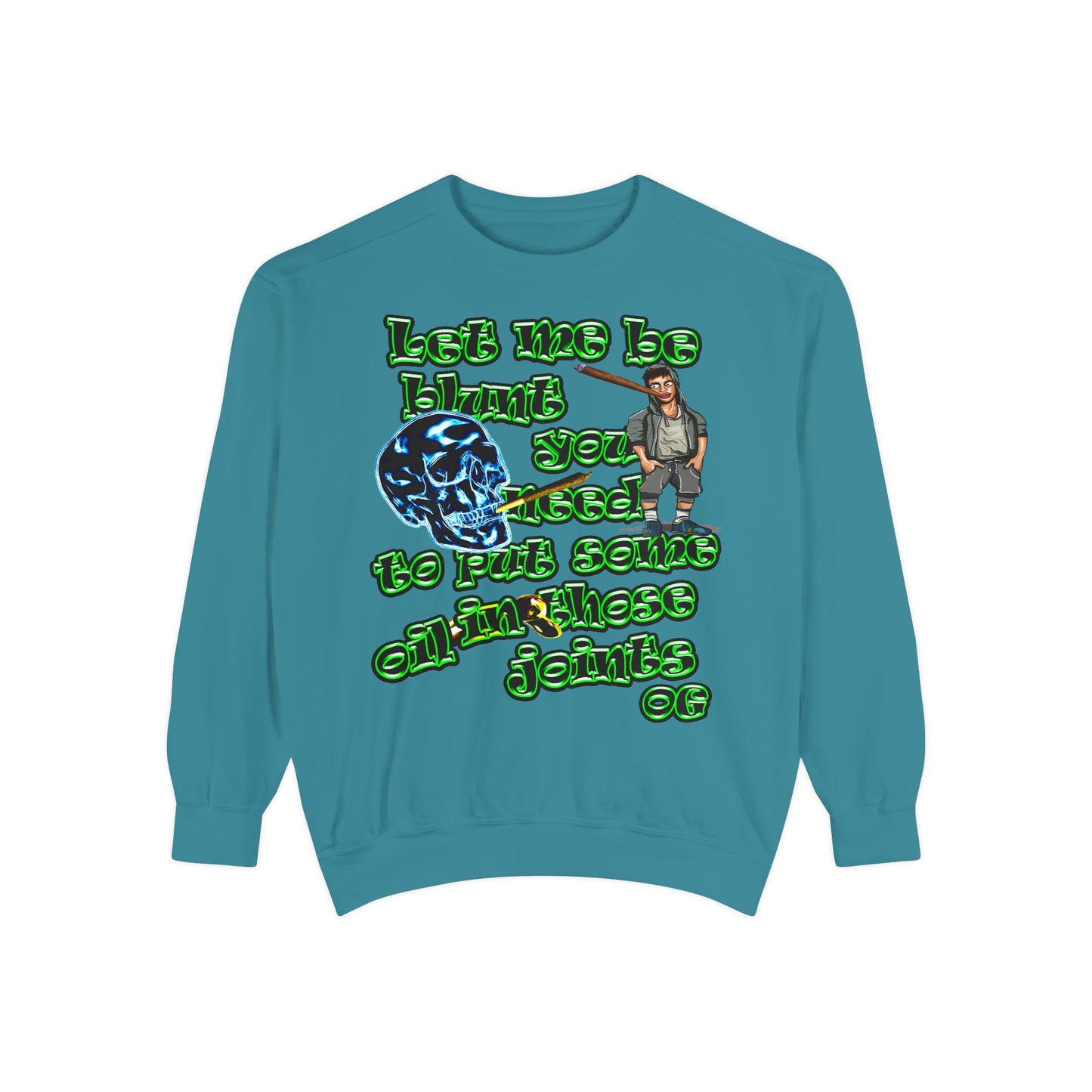 og - Unisex Garment-Dyed Sweatshirt