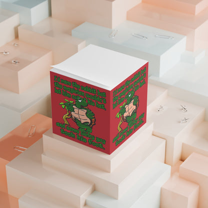 turtle race - note cube (dark red)