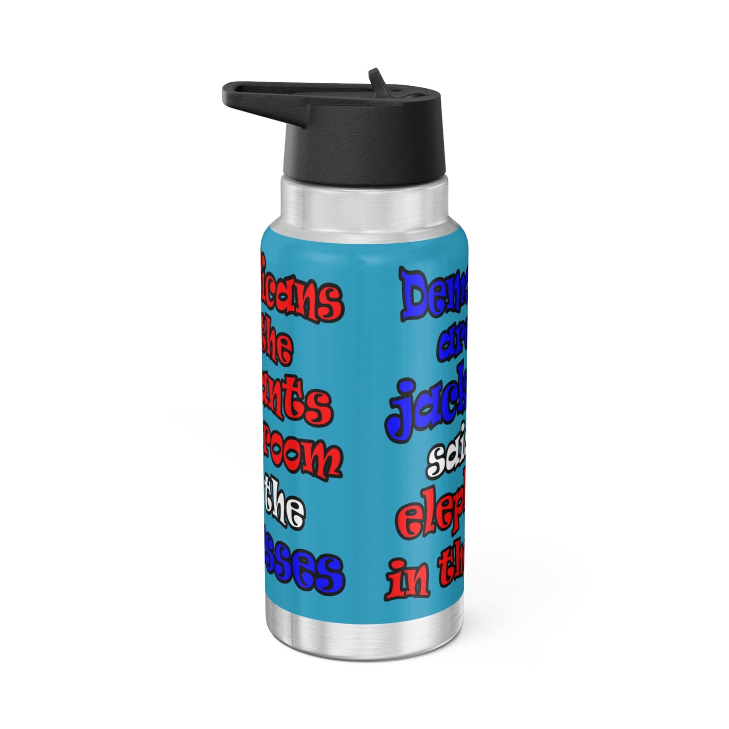 donkeys and elephants - Gator Tumbler, 32oz (turquoise)
