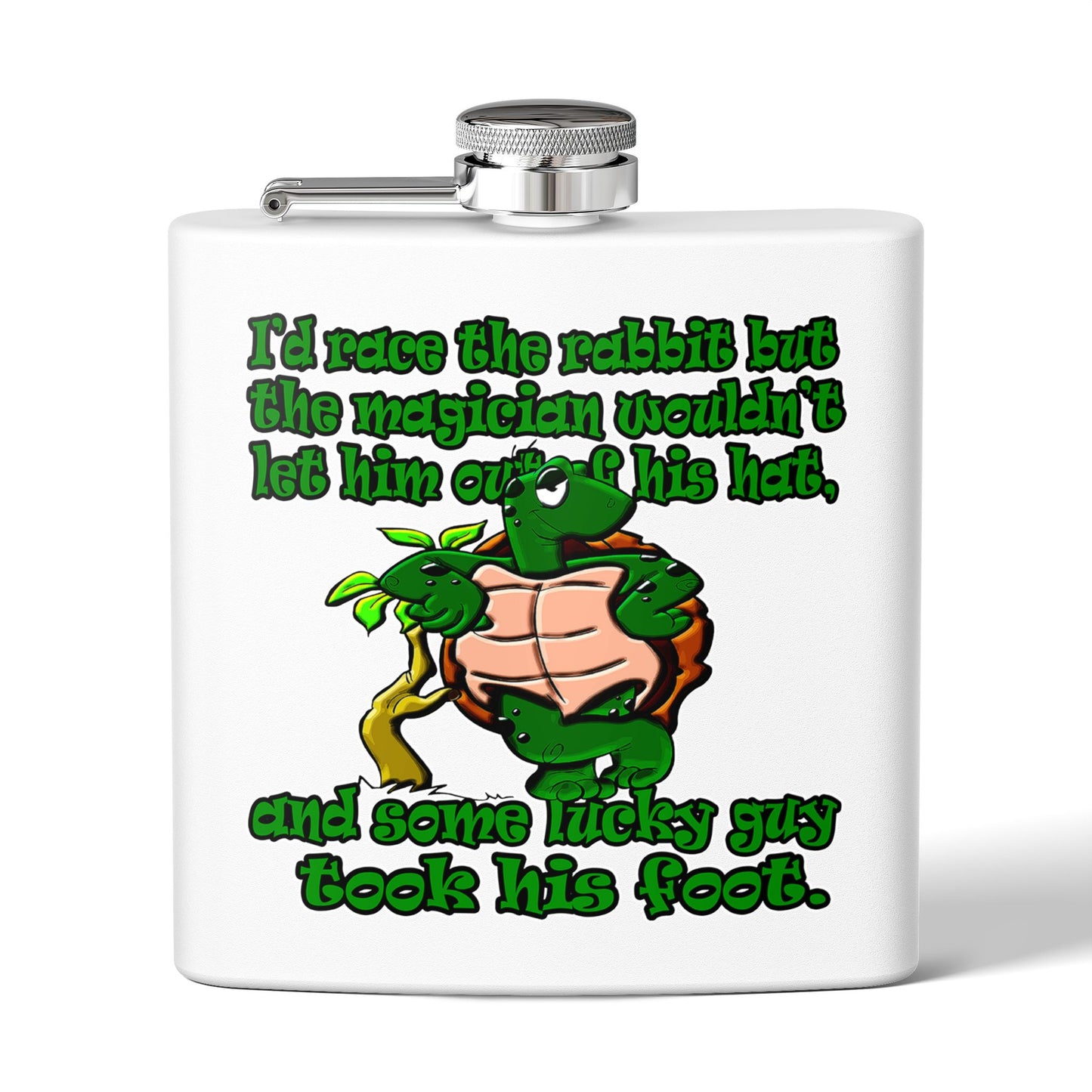turtle race - Stainless Steel Flask