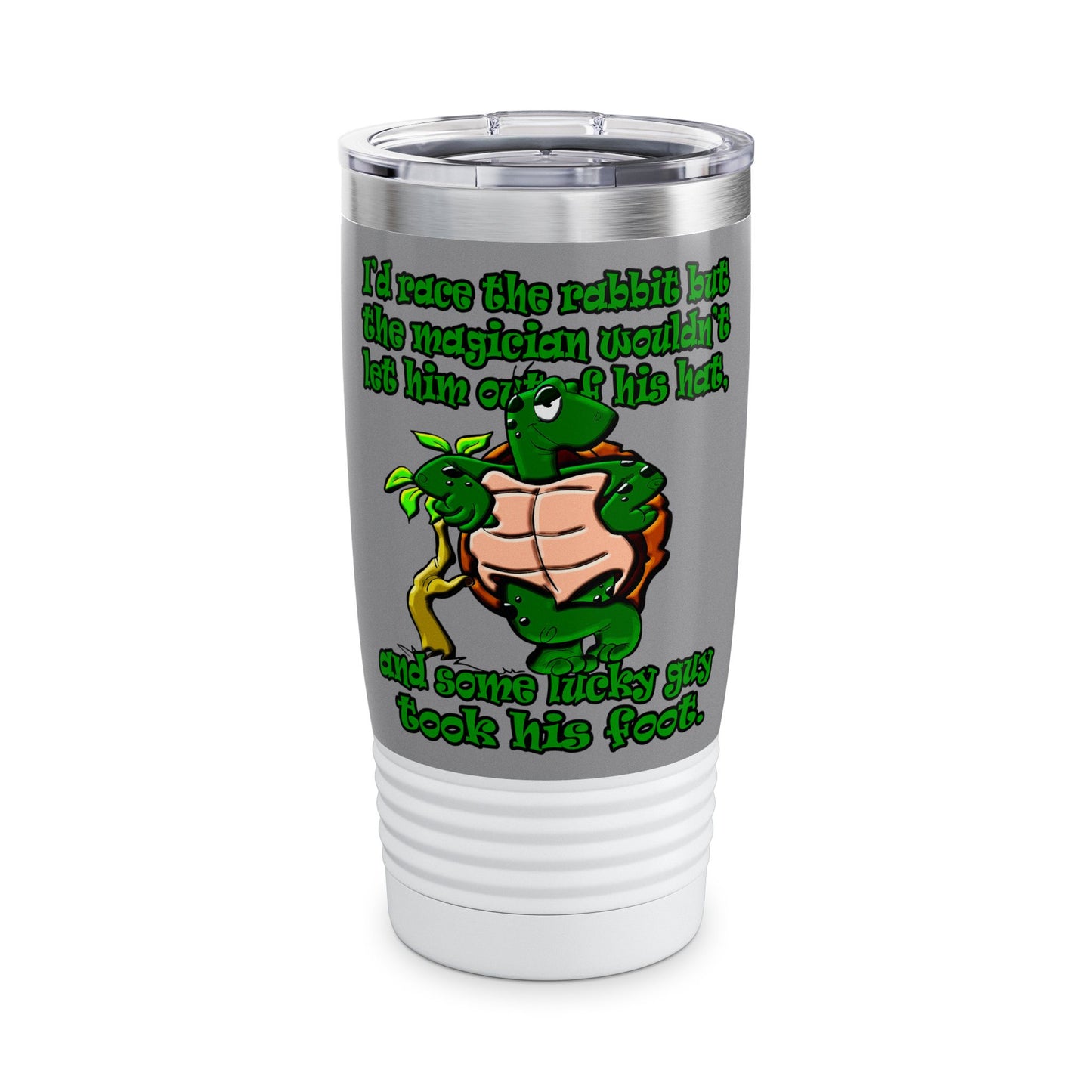 turtle race - Ringneck Tumbler, 20oz (grey)