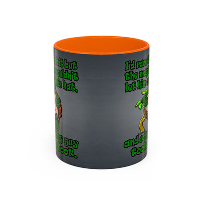 turtle race - Accent Mug (grey-light grey)